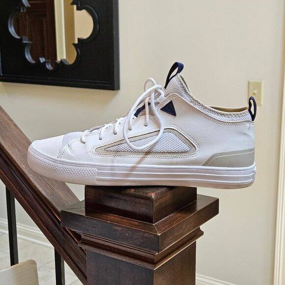 Converse Mens CTAS Ultra Ox Sneakers, White Blue, Sz 13 - Picture 9 of 16